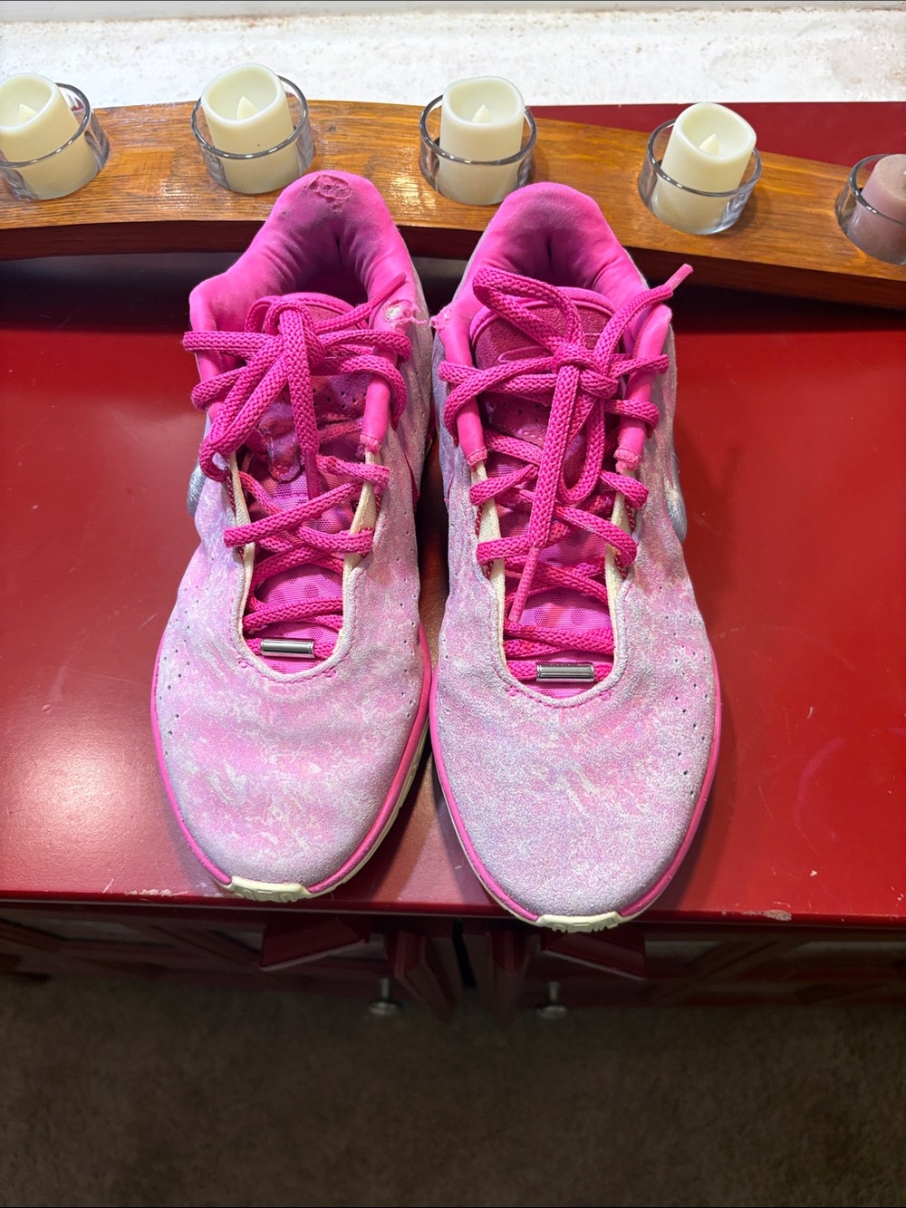Nike Pink  LeBron XXI Women's Athletic Sneakers